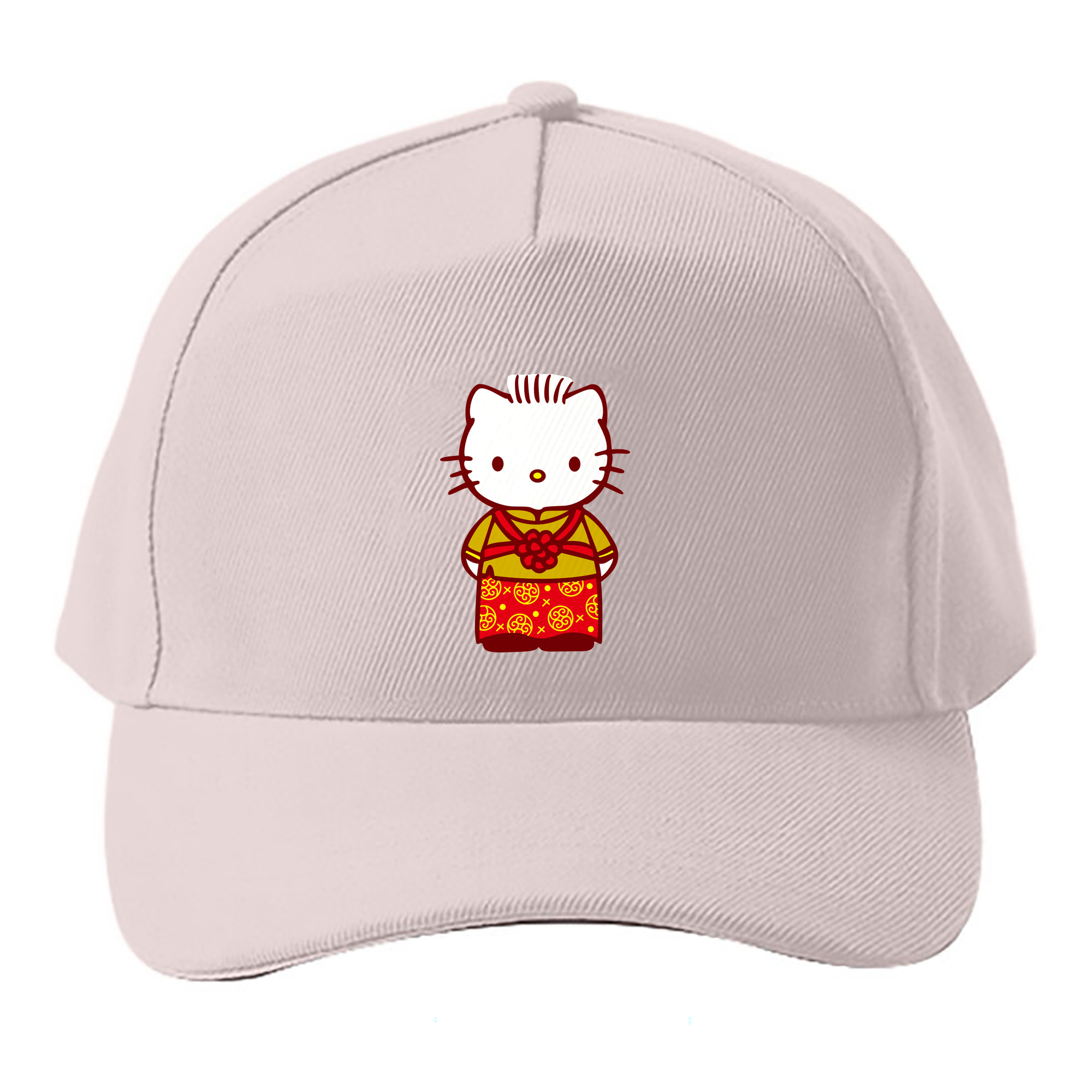 （画像用） Hello Kitty ハローキティ ベースボールキャップ 綿100％ 男女兼用 帽子 スポーツ